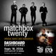 Matchbox Twenty poster with a black-and-white band photo above promotional text for Dashboard Confessional, Sept. 18, 2026 at Utah Days of ’47 Arena.